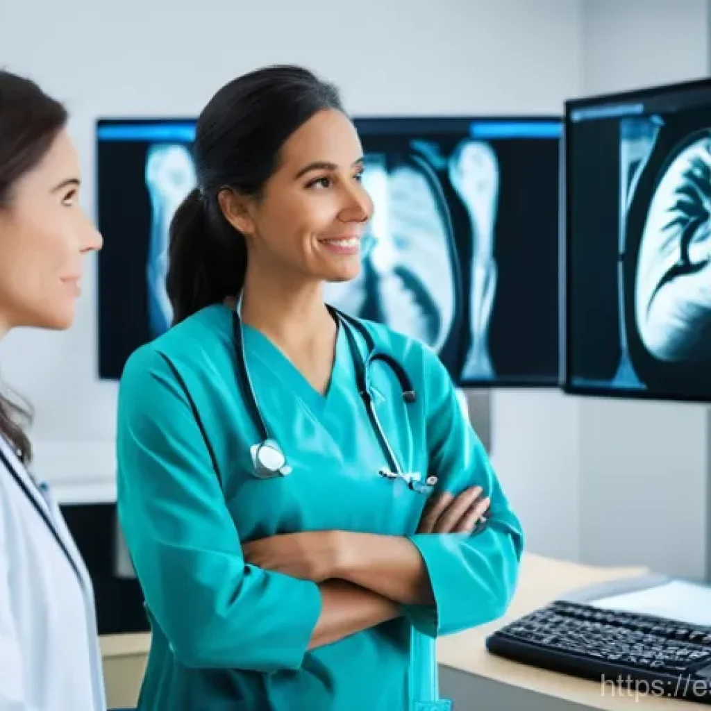 방사선사 근무지 문화 차이 - **A Tale of Two Communications in Radiology:**
A split image, showcasing two distinct profession...