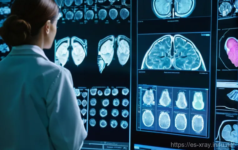 방사선사 영상 처리가 중요한 이유 - **Prompt:** A radiologist, a woman in her late 30s with professional attire, stands in a brightly li...