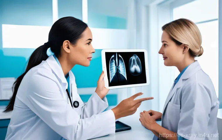 방사선사와 병원 조직 문화 - A vibrant scene depicting a collaborative and supportive team of medical professionals (including a ...